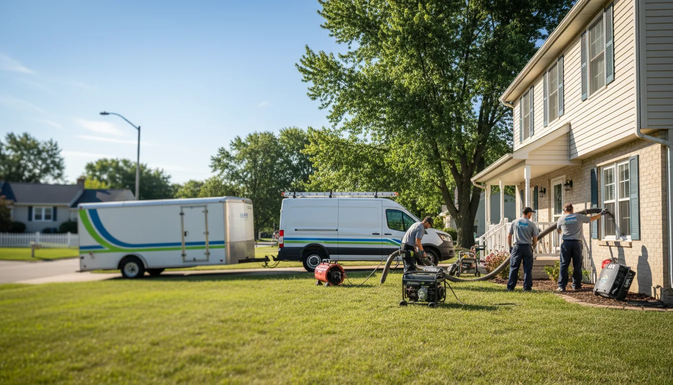 Flooded Basement Restoration And Cleanup With Repair in Barksdale Afb, LA near me
